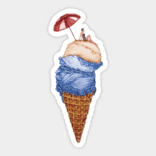 Beach Flavor Sticker